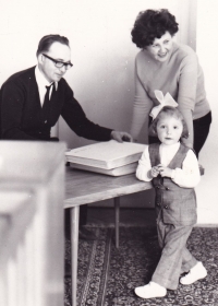 With his wife Julie and granddaughter Miriam