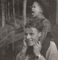 Summer camp in Český Krumlov. 1948