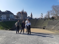 Lenka Karfíková - Switzerland with students, 2019