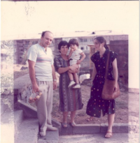 Lenka Karfíková (right) - Nagorno-Karabakh, 1989 