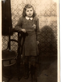 Miloslava Skupová as a child