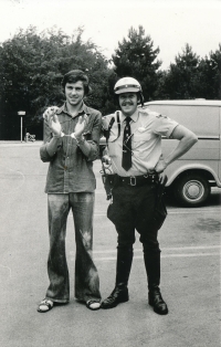 Kamil Brabenec got arrested by a local policeman on a tour in the USA, 1975