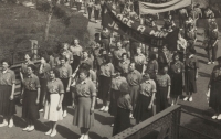 May Day parade in Semily