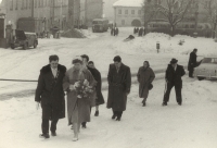 Square in Králíky, 1950s-1960s