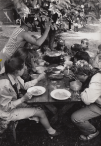 Scout organization in Veselí nad Moravou, 1990s