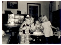 Jaroslav Šturma with family, 1976