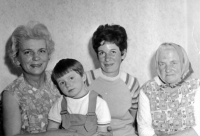 Jarmila with her grandmother (on the left) and her mother