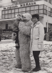 Dagmar Němcová in the Tatras, 1970