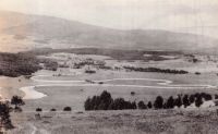 The heart of the Vltava river at Horní Plané before the formation of Lipno 