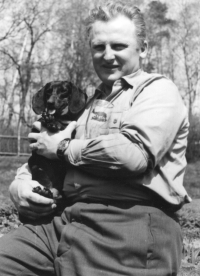 Husband of the witness Otakar Bůta, the 1960s