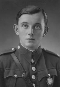 Karel Hladík as a soldier of the Czechoslovak Army in the 1930s