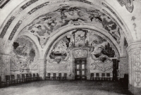 The state of the interior of the Chotěšov Abbey before 1950 