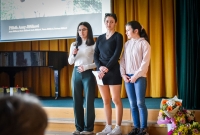 During the presentation of their "Stories of our Neighbours" project 