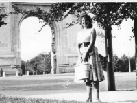 Memorial in Romania or Russia, circa 1959