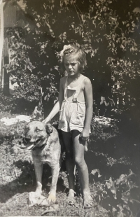 Věra Beránková as a child