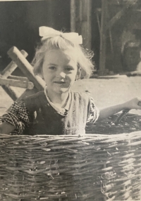 Věra Beránková as a child