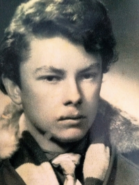 Miroslav Mazaný as elementary school student