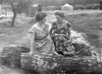 Tent camp - military exercises, Bratislava, 1961