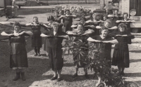 Excercising in a factory Stuha Dobruška , 1960