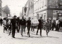 Students' May Feast in České Budějovice, 1968