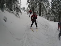 Božena Kubíčková při tréninkovém sjezdu, 2009