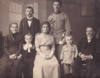 Grandparents Anna and Hugo Kuželka in a wedding photo