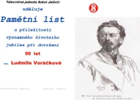 Pamětní list od Sokola, 2022