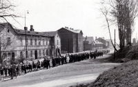 Railway station in Karviná 2, 1940s