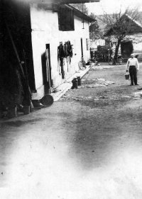 On the courtyard of the Theuers' farm / the 30s 