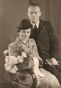 Ernst's parents' wedding in 1941