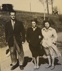 Čestmír Marek, teacher in Štíty, 1956