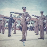 Military oath of Pavel Pražák, whose family left Rovensko at the beginning of the 20th century and went to South America, Brazil - Sao Paulo, 1964