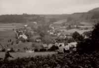 Farming in Pstrążná - the inhabitants made their living by farming on small fields and pastures