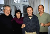 Eliška Krausová with brothers Michal, Ivan and Jan (from the left), 2009