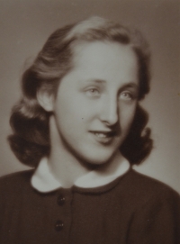 Anna Vyoralová in her youth