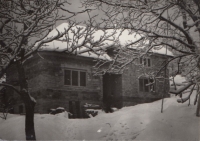 His wife's birth house, Kopanice, Slovakia 1963