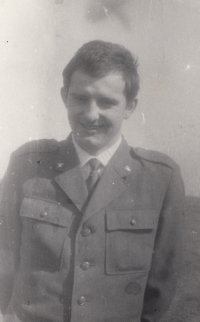 Jaroslav Novák during his basic military service, 1967–1969