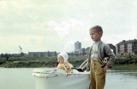 Jiří Sova in childhood, Bratislava 1966