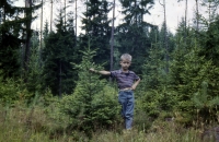 Jiří Sova, at the age of eight, 1968