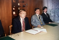 Ladislav Slonek jako děkan lesnické fakulty, 2000