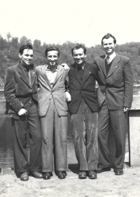 Jaroslav Klouda and his classmates from the Faculty of Law in Prague		
