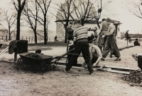 Building of the astronomical observatory in Brno, 50s