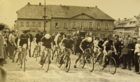 Šluknov, 11. května 1958, Révay (vlevo) vyhrál