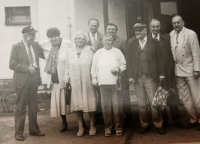 Jaroslav Vávra at the elementary school reunion