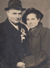 Ctirada and Antonín Koneční during their wedding