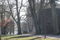 In close proximity to the tragedy stands the Rubeš school, back then a general school, which the boys and the witness attended. Havlíčkův Brod, February 2023

