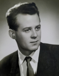 Jiří Janský as a senior student