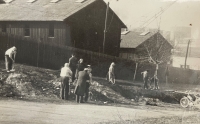 The wooden modelling buildings of the Škoda company, Plzeň-Karlov, the 40s