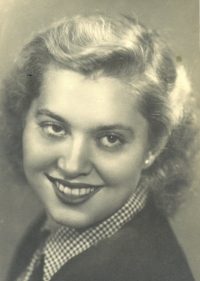 Hana Ženíšková in her youth