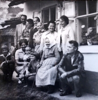 Grandma Matylda from (Moravian) Slovakia during the celebration of her 95th birthday with her family